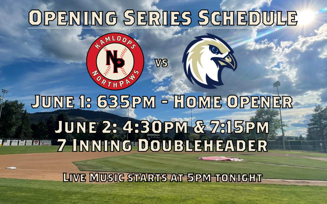 New Opening Series Schedule