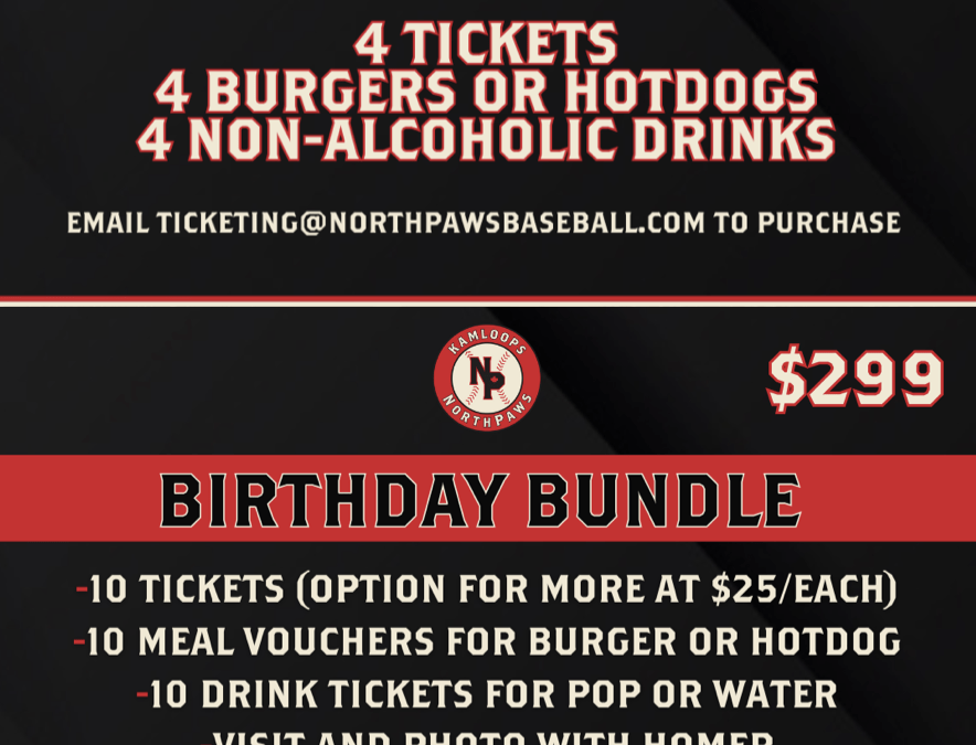 NEW! Family and Birthday Ticket Packages!